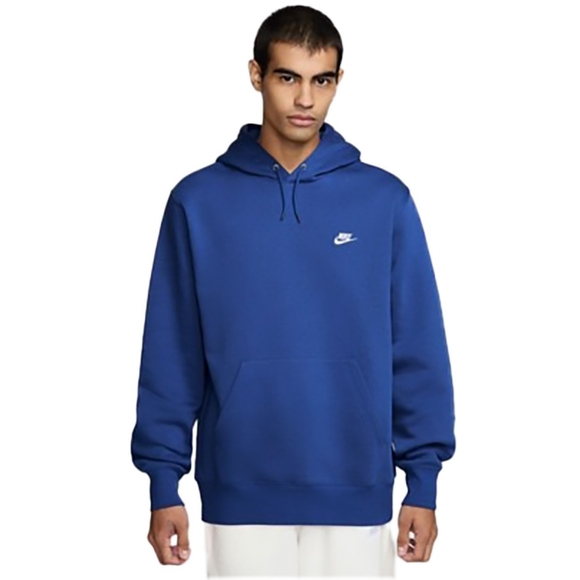 Nike Men's Deep Blue Pullover Hoodie - Picture 1 of 6
